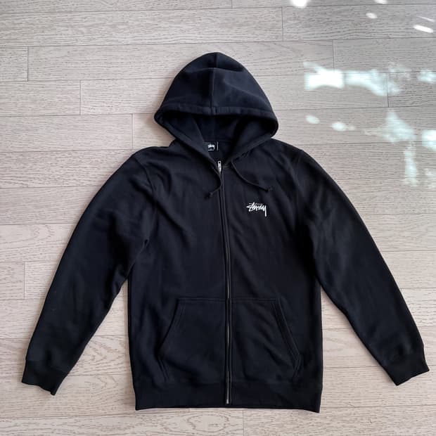 stussy sound system zipup hoodie L