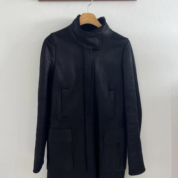 질샌더 롱무스탕