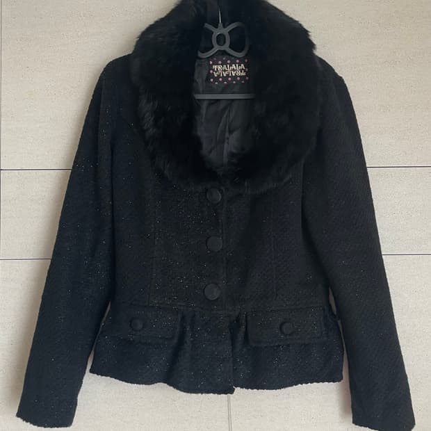 트랄랄라 퍼 숏코트 갸루 핀터 공겜여주