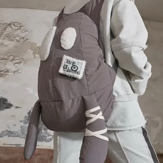 nit alcove 코튼 백팩 가방 / 빈티지 서브컬쳐 펑크 일브