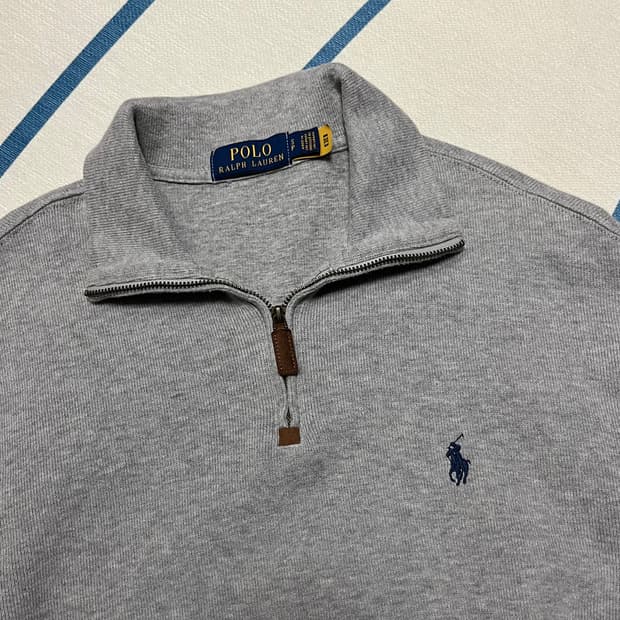 폴로 니트 반집업