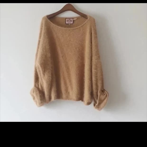 백화점정품 Juicy Couture 앙고라  오버핏 니트 스웨터 ONE 