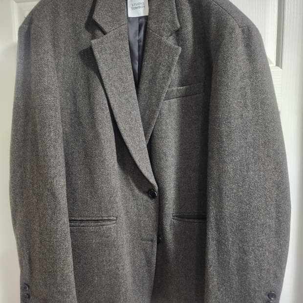 스튜디오 톰보이 헤링본 자켓 M