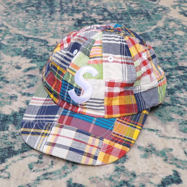 Supreme 슈프림 19SS 패치워크 S 로고 패널 캡 모자