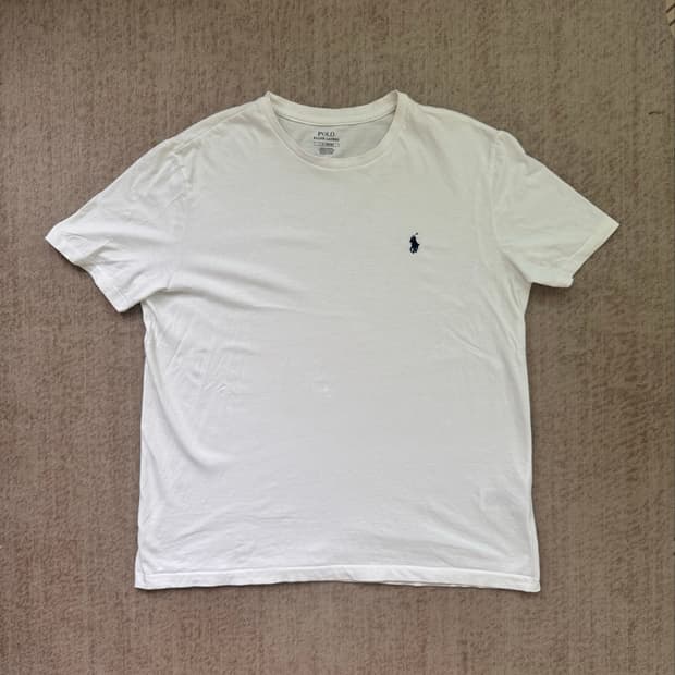 POLO 남성 반팔 화이트 L