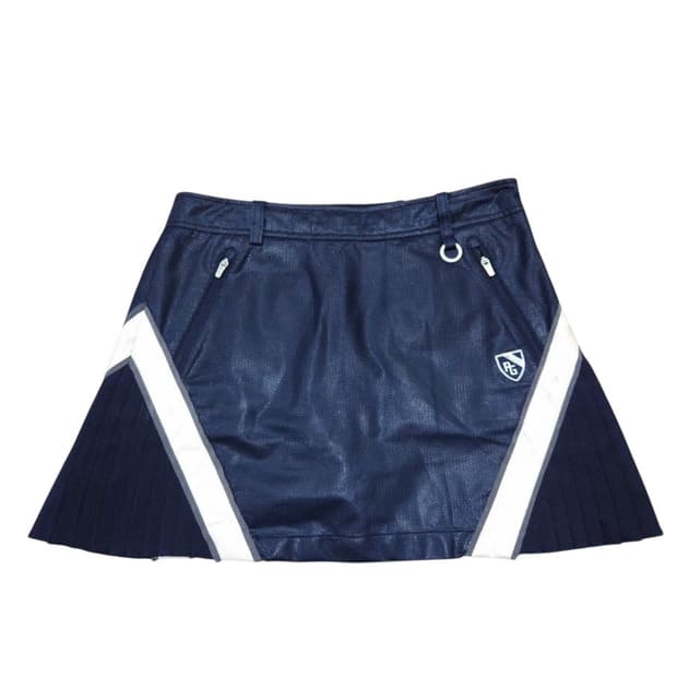 (바배) 파리게이츠 네이비 플리츠 스커트