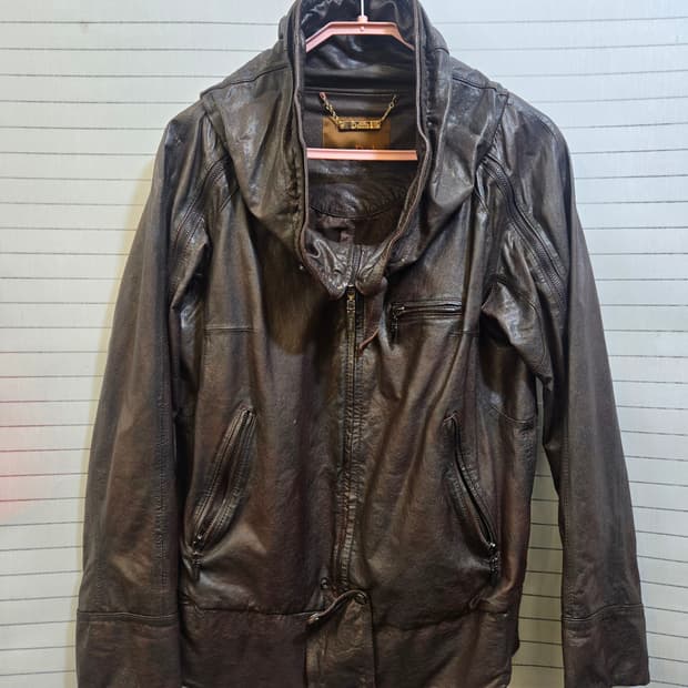 도호 양가죽 브라운 자켓
