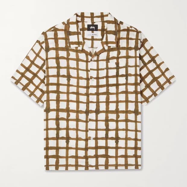 Stussy x NOMA 체크 셔츠