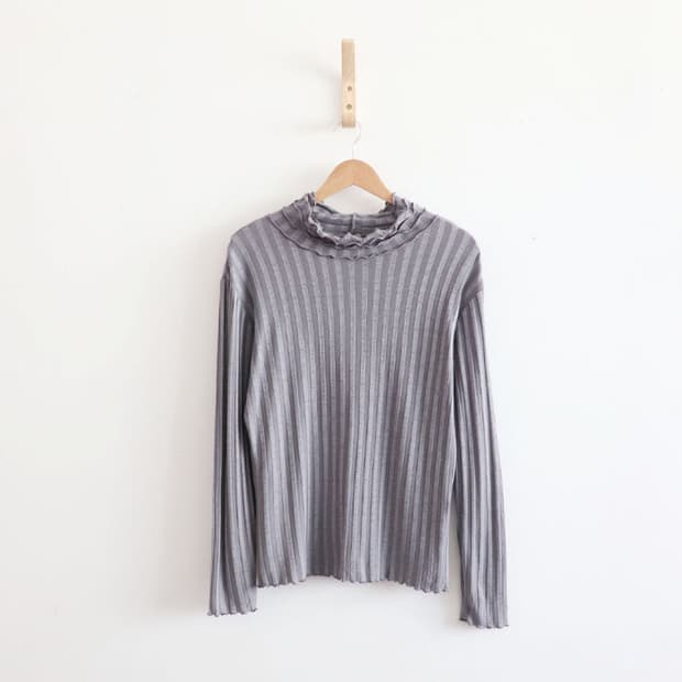 PEARLY PIO ruffle stripe top