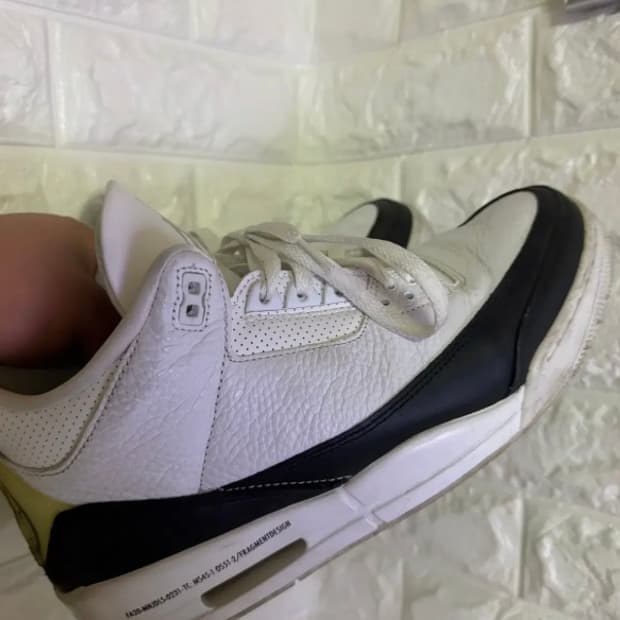 [290] 조던 3 x 프라그먼트 레트로 SP 화이트 블랙