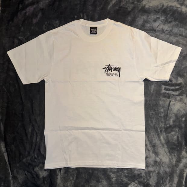 스투시 로고 티셔츠 S