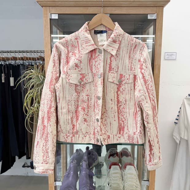 00s foil trucker jacket