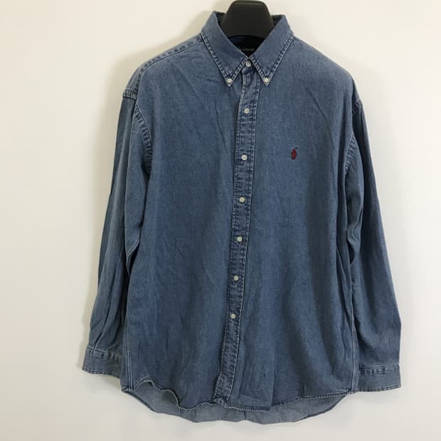 폴로 랄프로렌 90s BLAKE 데님셔츠 [L]
