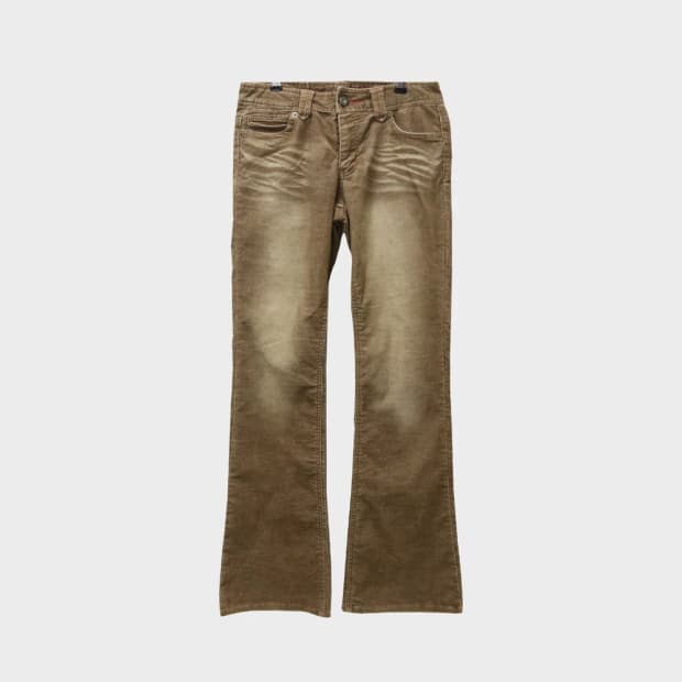 코르자 골덴 워싱 부츠컷 팬츠 61493