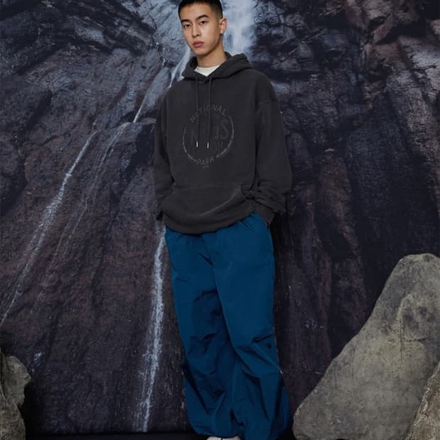 트래블 메탈 나일론 팬츠 피코크 S