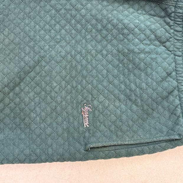 슈프림 23ss 마이크로 퀼팅 스웨트팬츠 xl