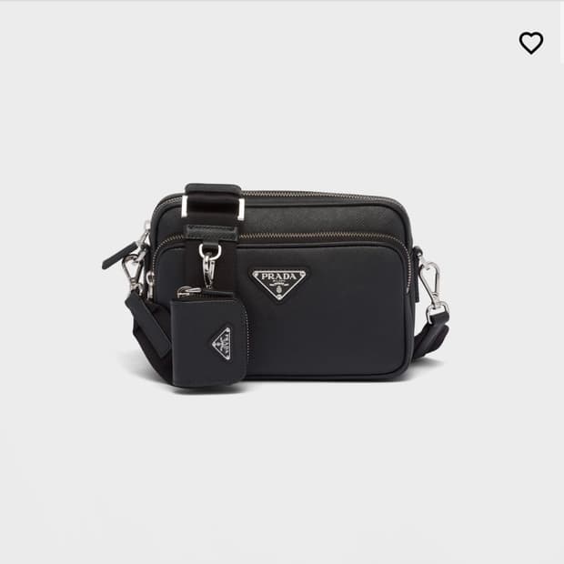 [백화점판/당일출고]프라다 사피아노 가죽 숄더백 / 크로스백