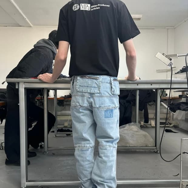 MPa BAG PANTS (STEEL BLUE) M