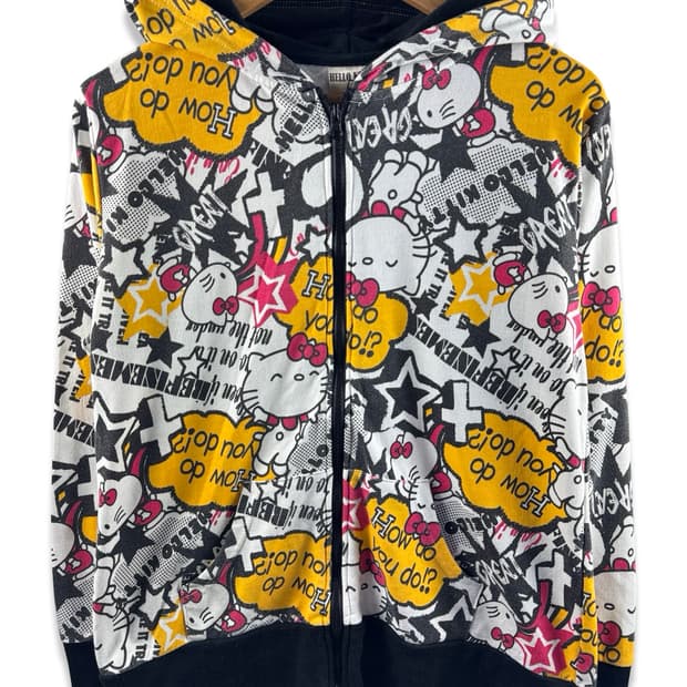 헬로키티 풀그래픽 후드집업2192