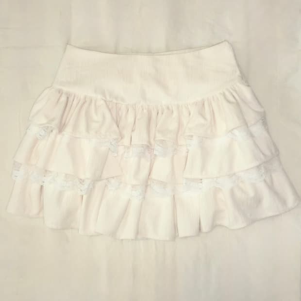 바닐라 레이스 스커트 라떼갸루 히메갸루 로걀 페어리 스너그 서냥님