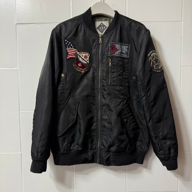 JEEP 패치 항공점퍼