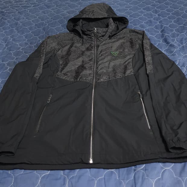 웨스트우드 스포츠웨어 나일론 후드짚업자켓 블랙 (L)