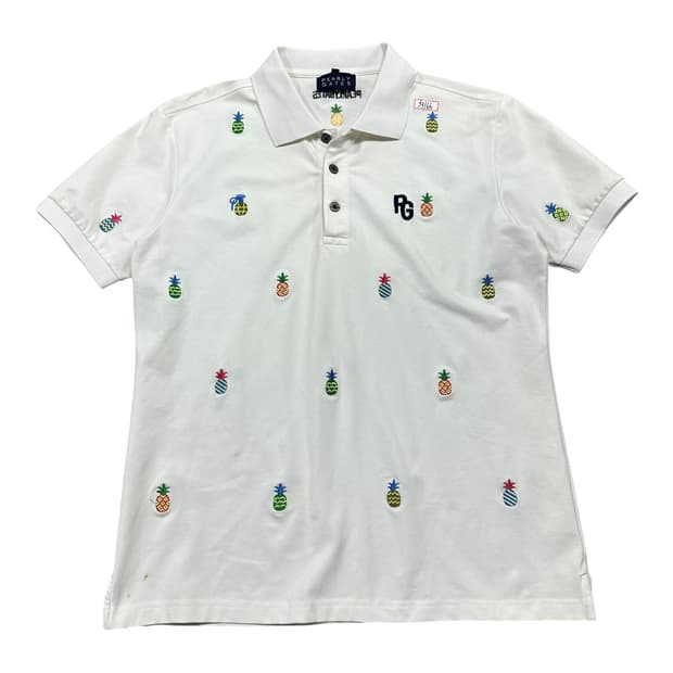 ✨ (만원 빈티지) 파리게이츠 하와이안 카라 반팔티 