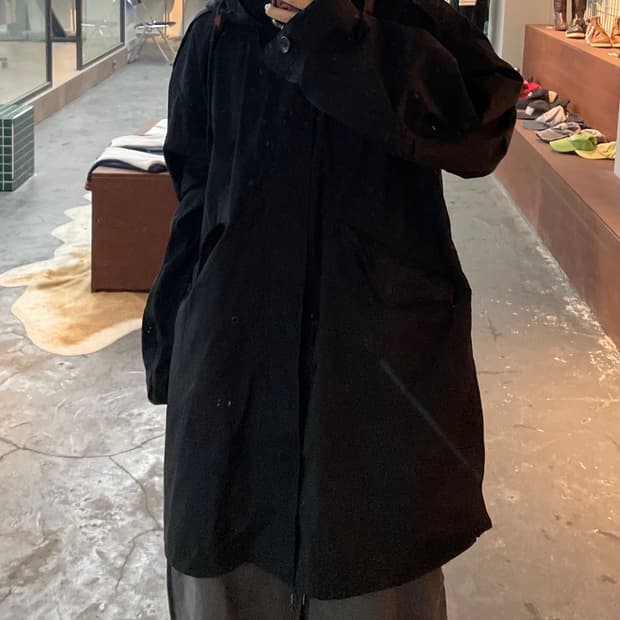 usa 빈티지 오리지널 피시테일 염색 파카 H232