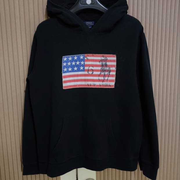 폴로랄프로렌 성조기 후드 티셔츠