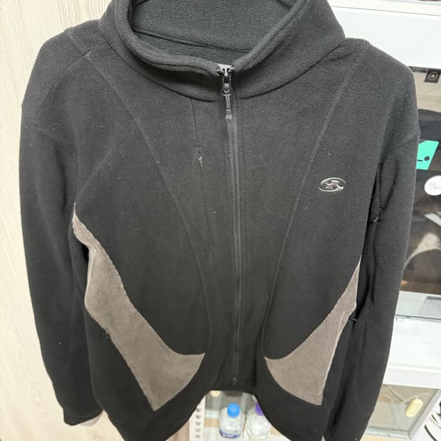 산산기어 플리스 자켓 블랙 24fw