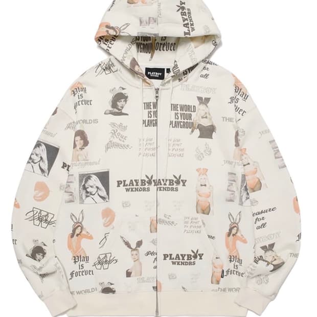 위캔더스X플레이보이 후드집업 팝니다