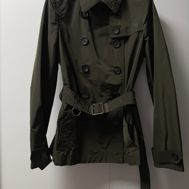 버버리 숏 트렌치 코트