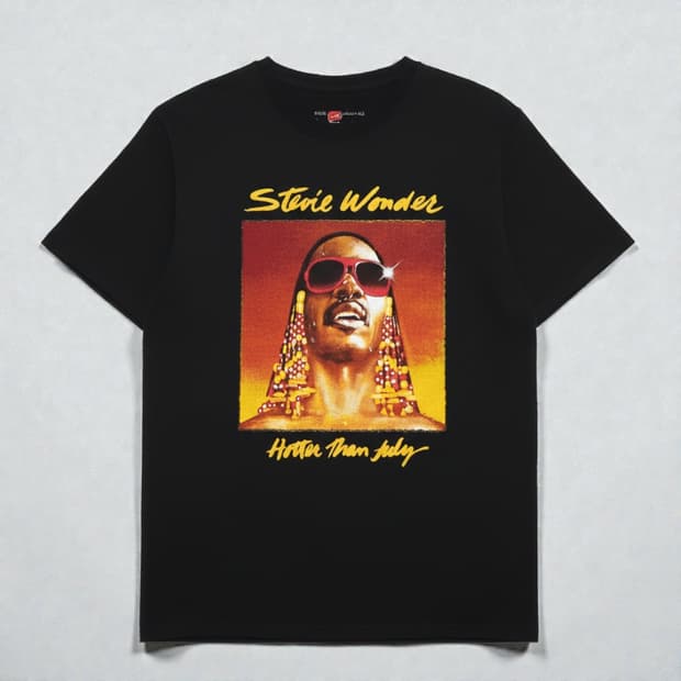 95~100)스티비원더 STEVIE WONDER 투어 프린트 반팔