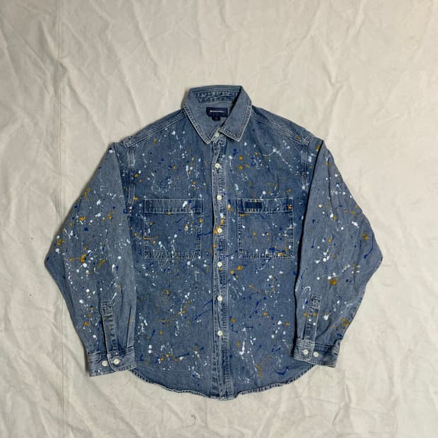 디스이즈네버댓 데님셔츠 