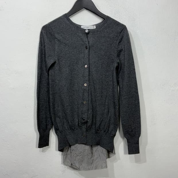 sacai luck gray cardigan
