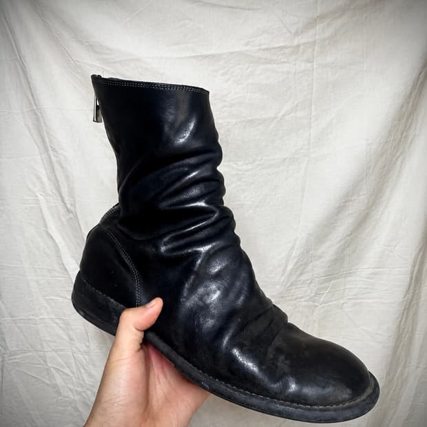 구이디 GUIDI 988 Back Zip Boots