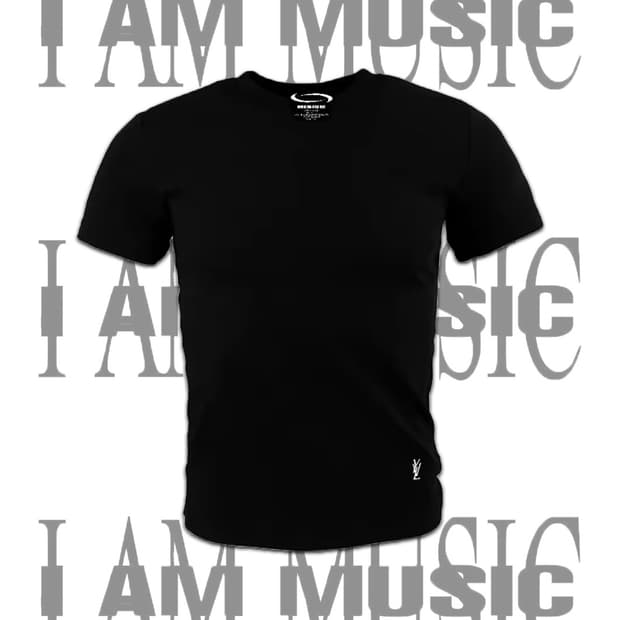 YVL 슬림핏 상의 (블랙)