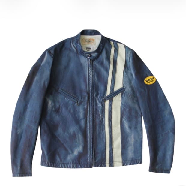 준야와타나베x베르베르진x베이츠레더 자켓 인디고