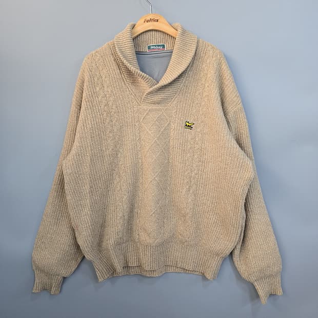 울시(Wolsey) 숄카라 울 니트 베이지 105