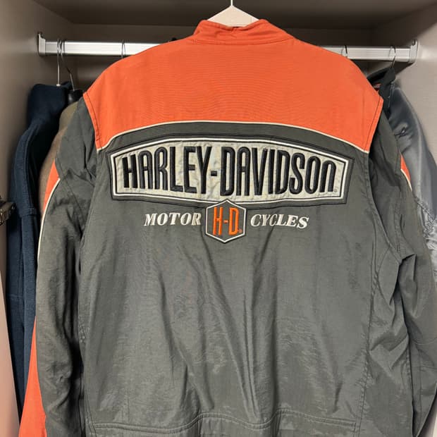 OG 할리데이비슨 코튼 라이더 자켓