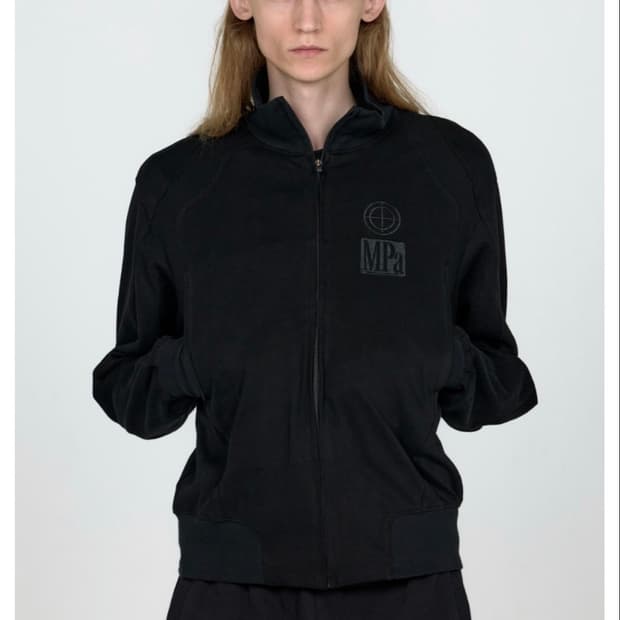 플라스틱프로덕트 contrast zipped jacket