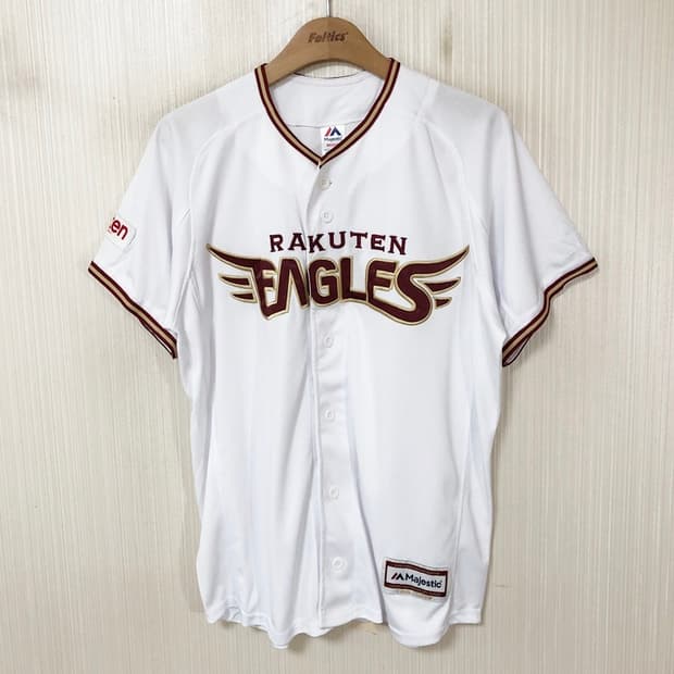 NPB 마제스틱 도호쿠 라쿠텐 골든이글스 홈유니폼/져지 M
