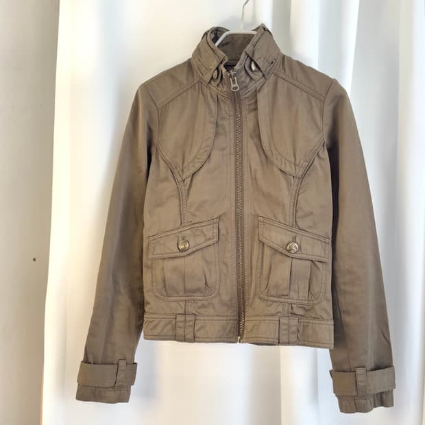 [OZOC] pocket zip-up jacket