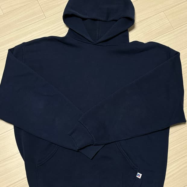 90s 러셀 블랭크 후드