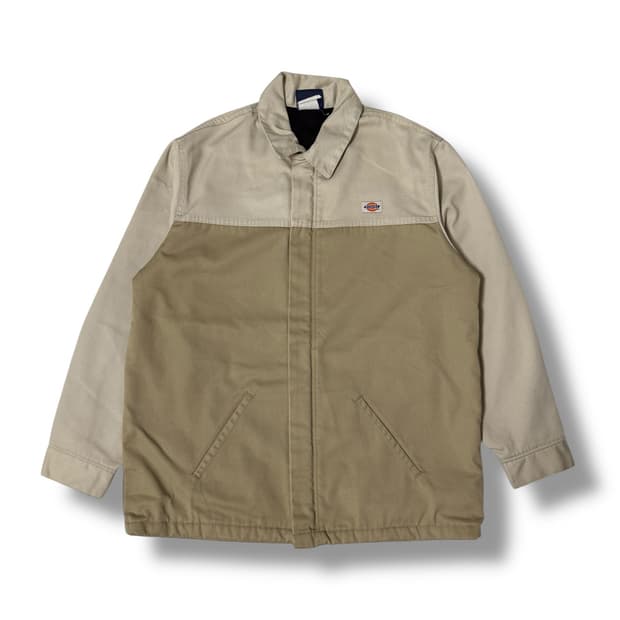 디키즈 베이지 투톤 자켓