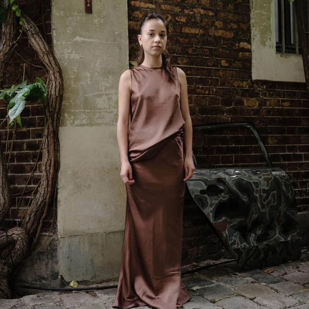 Baserange dydine fitted skirt