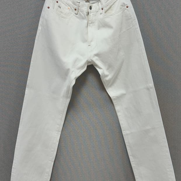 RRL 슬림핏 에크루 데님