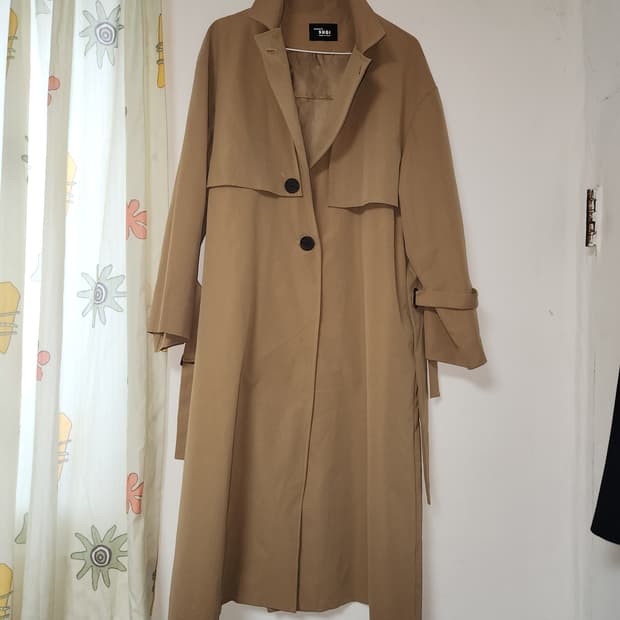 빅사이즈 SUGI 롱 트렌치코트 88~99