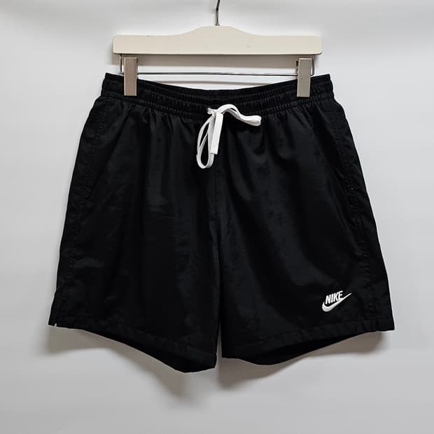 나이키 블랙 우븐쇼츠 M