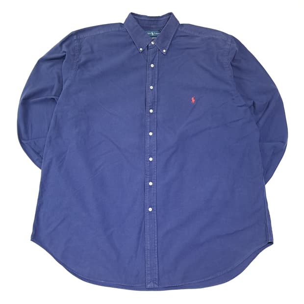 CL634 2XLT 폴로 90s 코튼 버튼다운 올드 네이비 셔츠 남방